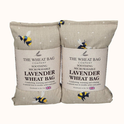 Honey Bee Lavender Scented Cotton Wheat Bag